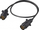 ProPlus pikenduskaabel 1 m koos 2 x 7-poolse PVC &uuml;hendusega