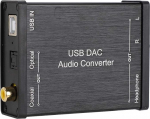 VBESTLIFE USB DAC Audio Converter, USB Audio Sound Card GV-023 Digital Analog DAC for XP OS-X