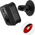 Bracket for Blink Outdoor Camera, Universal Wall Mount for Eufy Cam 2C/2C Pro/3/3C, 360&deg; Flexible Camera Holder for Arlo Cam, No Drill, 3M Strong Adhesive Mount, Black, Pack of 1