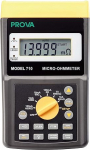 Taiwani kvaliteet PROVA 710 mikro-ohmmeetri k&otilde;rge t&auml;psusega resolutsioon 1&mu;&Omega;. T&auml;psus 0,25% Mikro Ohmmeeter Low Ohm Meter milli DC Resistance Tester RS232C Suur LCD (5-kohaline) taustavalgusega