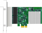 GLOTRENDS ST7314 4 Port Gigabit Netzwerkkarte mit RTL8111H-Controller, Ethernet RJ45 LAN Port, PCIE 2.0 X1-Schnittstelle, regul&auml;re und Flache Halterung
