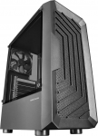 Mars Gaming MC-2000 ATX Mid-Tower Case, t&auml;is k&uuml;lgaken, esiosa v&otilde;rkkonstruktsioon, 1 x Ultra-Quiet 120 mm FDB ventilaator, Dual-Chamber Design, must
