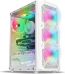 Spirit of Gamer - Rebel XT Gaming PC korpus, ATX/mATX/ITX, 4 ARGB ventilaatorit 120 mm, karastatud klaas, 240 mm vesijahutus, modulaarne SSD/HDD m&auml;lu, vastupidav korpus optimeeritud jahutusega