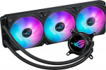 ASUS ROG Strix LC III 360 ARGB All-in-One vedel CPU vesijahutusega must (THREI adresseeritavad ROG ARGB ventilaatorid, vibratsioonivastane kumm, &uuml;hildub Intel LGA 1700, 1200, 115X, AMD AM5, AM4)