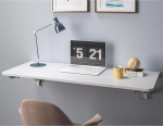 WBWAPA Pesumaja kokkupandav laud seinale L40-120cm Fold-Down Wall Desks Workbench v&auml;ikestele ruumidele Floating Folding Desk for Bedroom Kitchen Garage (suurus: