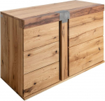 MASSIVMOEBEL24.DE New Amsterdam #09 K&uuml;ljepaneel 115 x 45 x 75 cm Looduslik &otilde;litatud metsatammepuu