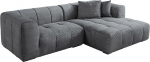 Riess Ambiente Zero Gravity Modern Corner Diivan - 240 cm - Tumehall Cord 3-kohaline L-kujuline nurgadiivan
