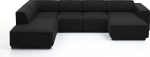 Atlantic Home Collection mahukas elutoa nurgadiivan, kangas 195 x 324 x 70 cm.