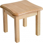Aibiju JPRF-1352 Puidust jalatool, v&auml;ike jalatool, pingi tool, madal lilleh&auml;rra, puidust astmelaua (naturaalne)