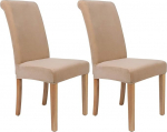 Colorxy Spandex kangast Stretch s&ouml;&ouml;gitool Slipcovers Home Decor Art Deco 2-Medium Beige