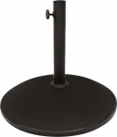 AKTIVE &uuml;mmargune must p&auml;ikesevarju statiiv L&auml;bim&otilde;&otilde;t 45 x 33 cm, postide l&auml;bim&otilde;&otilde;t 35-48 mm, tsementstatiiv, k&otilde;rgtehnoloogiline terastoru, kaal 15 kg, aeda v&otilde;i &otilde;uealale (53897)