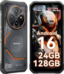Blackview Fort 2 v&auml;litingimustes kasutatav mobiiltelefon Android 16, 24 (8+16) GB + 128GB/2TB, ultra-&otilde;huke 10,7 mm v&auml;litingimustes kasutatav nutitelefon ilma lepinguta, Gemini AI, 6,56-tolline HD+90 Hz, IP69K veekindel 16MP + 13MP, 4G Dual/NFC/OTG/GP ...