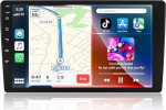 Autoraadio Android 15 Fiat Ducato Citroen Jumper Relay Peugeot Boxer, 4 + 64 GB 9-tolline puuteekraan koos traadita CarPlay Android auto Bluetooth 5.4 WiFi 6 DSP navigatsiooniga