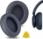 Geekria QuickFit asendusvalgu nahast k&otilde;rvapadjad Anker Soundcore Life Q30, Soundcore by Anker Life Q35 k&otilde;rvaklappide k&otilde;rvapadjad, peakomplektide k&otilde;rvapadjad, remondiosad (sinine)