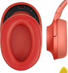 GEEKRIA 2 x punane m&auml;luvahust k&otilde;rvapadi asendus Sony MDR 100ABN WH H900N jaoks