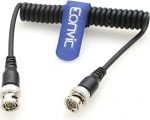 Eonvic 3G HD-SDI BNC-BNC videokaabel 75 Ohm koaksiaalne koaksiaalne spiraalkaabel 4K 1080P 3G HD SDI kaameramonitorile Vedio Recorder (otse sirgele)