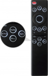 Universaalne taustavalgustusega kaugjuhtimispuldi asendaja Samsung Smart TV kaugjuhtimispuldile koos otsetee nuppudega Netflix, Hulu, Disney+, Prime Video, must