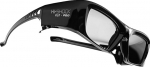 Hi-SHOCK DLP Pro 7G Black Diamond DLP Link 3D prillid &uuml;hilduvad DLP 3D projektoritega Acer, BenQ, Viewsonic, Optoma, LG [Shutter prillid | 96-200 Hz - laetav | DLP Link]