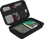 BOVKE satelliitnavigatsioonikott 8-tollise Garmin DriveSmart 86 / Camper 890 / dēzl LGV810 / dēzl LGV 800 navigatsiooniseadme jaoks, v&otilde;rkkott auto toitekaabli tarvikute jaoks, &otilde;huke must