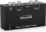 Jancane plaadim&auml;ngija Phono eelv&otilde;imendi, mini elektrooniline audio stereofonogrammi eelv&otilde;imendi RCA sisendiga, RCA/TRS v&auml;ljund, vaikne t&ouml;&ouml;, 12-voldise alalisvooluadapteriga