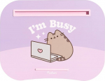 Grupo Erik S&uuml;learvutipadi Pusheen The Cat S&uuml;learvuti tugipadi 34 x 44 cm PC tarvikud S&uuml;learvutipadi - Official Pusheen Merch, Lilla