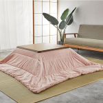 Pere Kotatsu laud, talvine k&uuml;ttelaua, neljaliikmeline Tatami Kotatsu komplekt, multifunktsionaalne kohvilaud, soe kingitus perele, roosa-80 x 80 x 45 cm, roosa-80 x 80 x 45 cm, roosa-80 x 80 x 45 cm