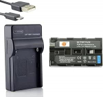 DSTE Li-ioon aku ja Micro USB laadija Sobib Sony NP-F550, NP-F330, NP-F530, NP-F530, NP-F570 jaoks