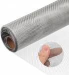 uxcell 20 Mesh 304 Stainless Steel Woven Wire Mesh Screen 118 Inches x 47 Inches Hard and Heat Resistant Wire Mesh for Wall, Hole, Garden, DIY Project, Does Not Rust, Easy to Cut