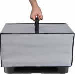 Heavy Fabric Waterproof Nylon Printer Dust Cover Compatible with Canon PIXMA TS3550i / TS3551i / TS3450 /TS5350i Multifunction Printer (Silver Grey)