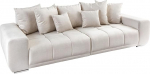 Riess Ambiente Elegant XXL diivan 285 cm Champagne Beeži Samet koos pehmendustega Bigsofa