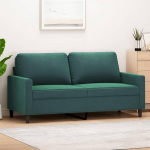 LAPOOH 359201 2-kohaline diivan, tumeroheline, 140 cm, Samet, Lounge diivan, Diivanid ja diivanid, Relax diivan, Diivan elutuppa, Diivan koos