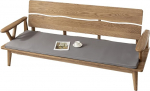 EBETA veekindel pingipadi, istmekate Hollywood Swingile, &otilde;llepinkide padi, istmepadi &otilde;ue- ja siseruumidesse, pingipadi, pehmendusega pestav kate (antratsiit, 120 x 30 x 5 cm)