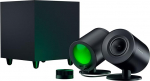 Razer Nommo V2 Pro - 2.1 m&auml;nguk&otilde;lar arvutile koos juhtmevaba subwooferi ja kaugjuhtimispuldiga (3-tolline t&auml;iskauguse draiver alumiiniumist faasipistikutega, alla kiirgava subwooferiga) Mustanahaline