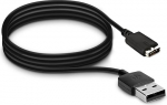 kwmobile USB-laadimiskaabel Polar M430 jaoks - Fitness Tracker asenduslaadija kaabel - must