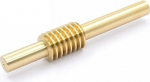Kupfer-L-Turbinen-Schneckenwelle und Ritzel, Modul 0,5-0,8, Durchmesser 6-8 mm, Eingriffswinkel(0.8 moodul)
