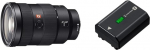 Sony SEL2470GM E-Mount Camera Lens: FE 24-70mm F2.8G Master Full Frame Standard Zoom Lens & NPFZ100.CE Rechargeable Z Series Battery Pack - Black