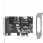 PCIE Parallel Connection Card, ASHATA PCIE to Parallel Port Card Pressure Connection LPT PCI-E Printer Card Adapter DB25, PCI to DB25 LPT Parallel Port Expansion Card For Linux