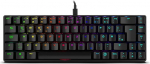 Ozone Gaming Mini Tactical Keyboard -OZTACTICALDE- Mechanische Tastatur ohne Ziffernblock, Bluetooth, Outemu Red Switches, RGB LED Beleuchtung, leise, DE Layout, Schwarz