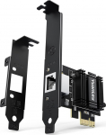 10G PCIe Netzwerkkarte, YuanLey 10G Base-T Ethernet-Karte Mit Realtek RTL8127AT Controller, PCIe Zu 10Gb RJ45 Ethernet Adapter NIC Kompatibel Mit PCI Express X1, X4, X8, X16, Unterst&uuml;tzt WOL