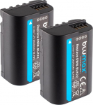 2 x Blumax aku &uuml;hildub Panasonic DMW-BLK22 | 2600 mAh - DMW-BLK22E Lumix DC - G9 II / GH5 II GH6 GH7 / S5 II-X/DC-S9 DC-S9 II S9 II jaoks.