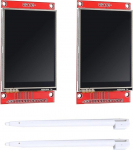ARCELI 2 x 2,8-tolline LCD TFT puuteekraan, resolutsioon 320 x 240, ILI9341 draiver, SPI liides &uuml;hildub Arduino ja Raspberry Pi'ga.