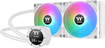 Thermaltake TH280 V2 Ultra ARGB Sync AIO vesijahutusega 280mm - 2.1" LCD 480x480, 2x CT140 ARGB White PWM, TT RGB Plus 2.0, Intel LGA1851/1700 & AMD AM5/AM4, valge