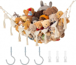 Teddy Hammock, m&auml;nguasjade hoidmise v&otilde;rk, nurgas m&auml;nguasjade v&otilde;rk pehmed loomad, makramee, Boho pluus m&auml;nguasi, lastetoa rippuv korraldaja v&otilde;rk magamistoas, m&auml;ngutuba, lastetuba