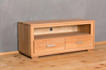 Woodline Geneva TV Lowboard 2 sahtlit Massiivne &otilde;litatud / vahatatud p&ouml;&ouml;gipuit tavalise pikendusega