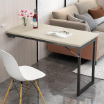 An der Wand montierter Klappschreibtisch f&uuml;r W&auml;schestationen, beež, platzsparender Schreibtisch (47 x 20 Zoll)