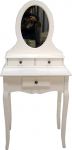 DRW naturaalne puidust garderoobilaud koos peegliga 60 x 40 x 136 cm
