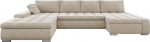 Mirjan24 Ecksofa Caro, Elegante U-Form Couch, Eckcouch mit Bettkasten und Schlaffunktion, Polsterecke, Couchgarnitur, Bettsofa f&uuml;r Wohnzimmer Wohnlandschaft (Nazar 225.02)
