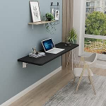 Generisch Klapptisch Platzsparender, wandmontierter Klappschreibtisch. Stilvoller Klapptisch f&uuml;r kleine R&auml;ume, Home Office, Arbeitszimmer v&otilde;i Schlafzimmer. Kompaktes, schwebendes Design f&uuml;r maximale