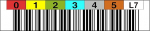 LTO 7 Label Horizontal Number Range 000200 - 000299