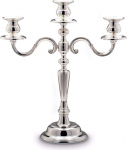 SILBERKANNE Ramona Candlestick 3 Arms Height 36 cm Premium Silver Plated Elegant Silver-Plated in Top Workmanship